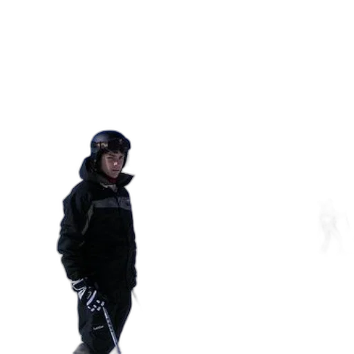 jacket, staff, umbrella, robot transparent PNG cut-out