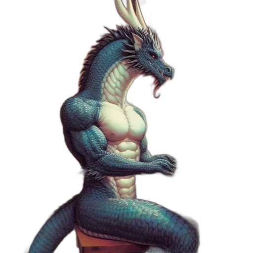dragon, creature, animal, staff, concept art, fantasy art, 3d render, pixel art transparent PNG cut-out