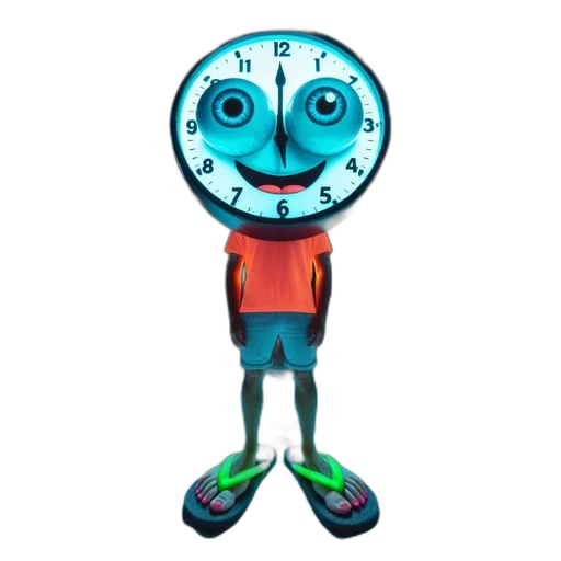 robot, staff, face, mask, 3d render, cartoon, concept art, pixel art transparent PNG cut-out