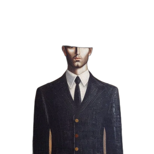 jacket, face, mask, staff, oil painting, photorealistic, concept art, watercolor transparent PNG cut-out