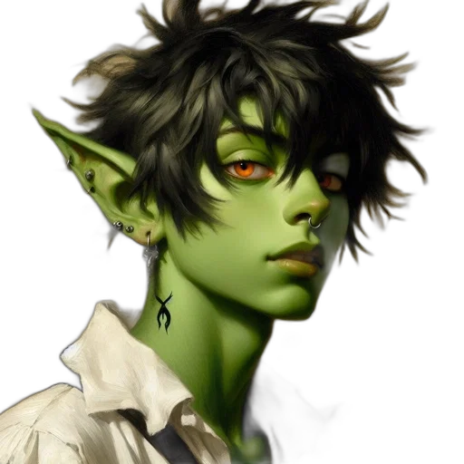 staff, face, dragon, fantasy art, concept art, photorealistic, pixel art, green transparent PNG cut-out