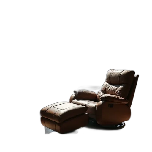 furniture, 3d render, photorealistic, earth tones, recliner, looks, like, couch transparent PNG cut-out