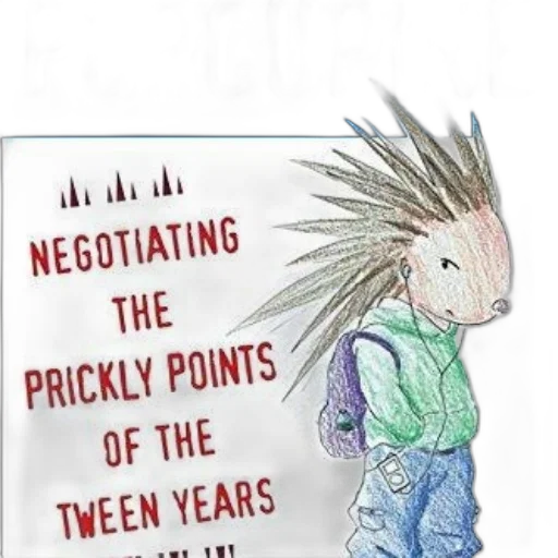 jacket, hair, book, cover, porcupine, character, titled, negotiating transparent PNG cut-out