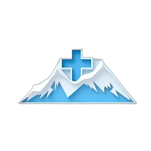 staff, pixel art, 3d render, concept art, blue, white, pharmacy, logo transparent PNG cut-out