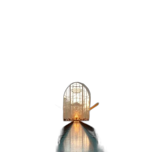bottle, building, crown, umbrella, 3d render, concept art, photorealistic, fantasy art transparent PNG cut-out