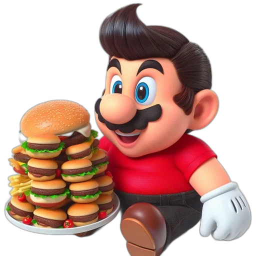 food, animal, creature, face, 3d render, concept art, photorealistic, pixel art transparent PNG cut-out