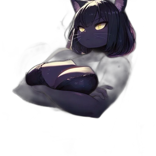 mask, creature, dress, animal, watercolor, fantasy art, concept art, anime transparent PNG cut-out