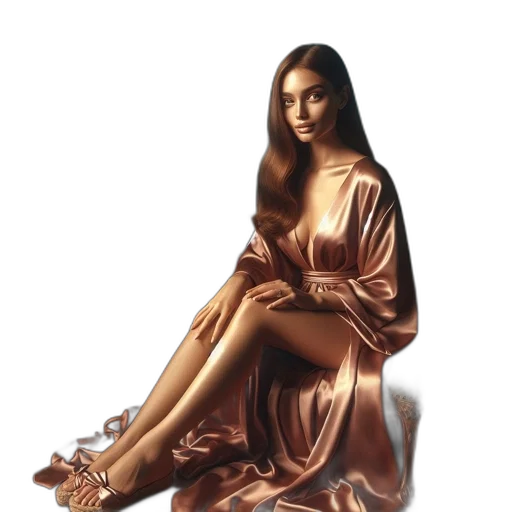 dress, jewelry, hair, furniture, photorealistic, concept art, oil painting, fantasy art transparent PNG cut-out