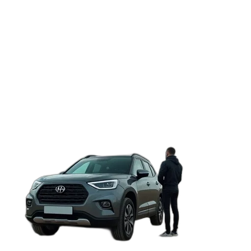 car, jacket, robot, 3d render, concept art, forest, person, standing transparent PNG cut-out