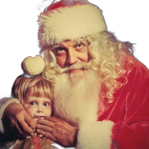 santa, claus, figure, child, share, happy, moment, decorated transparent PNG cut-out