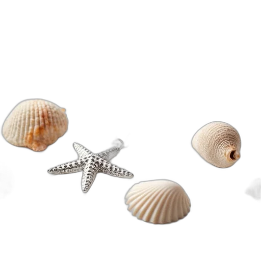 jewelry, furniture, shoes, umbrella, 3d render, photorealistic, concept art, underwater transparent PNG cut-out