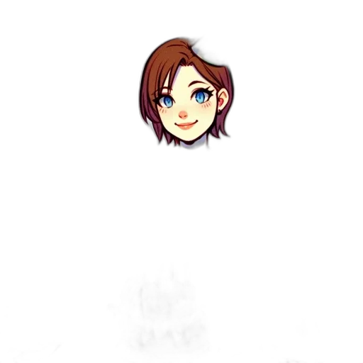 staff, face, creature, hair, pixel art, cartoon, anime, concept art transparent PNG cut-out