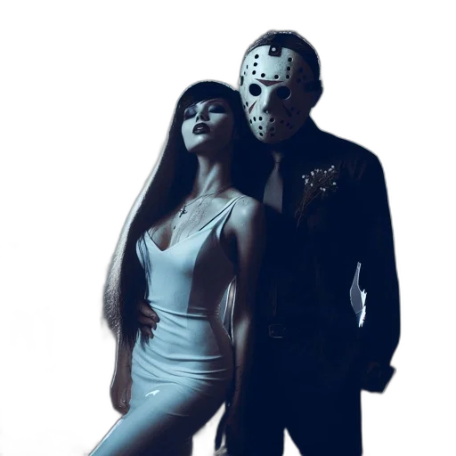 mask, robot, concept art, comic book art, cyberpunk, pixel art, outer space, two transparent PNG cut-out
