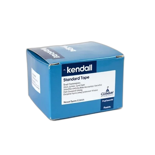 box, kendall, standard, porous, tape, shown, white, background transparent PNG cut-out