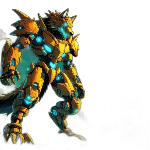 dragon, creature, animal, robot, concept art, 3d render, fantasy art, pixel art transparent PNG cut-out