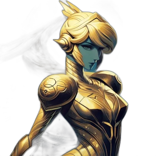 robot, concept art, fantasy art, comic book art, pixel art, golden, blue, futuristic transparent PNG cut-out
