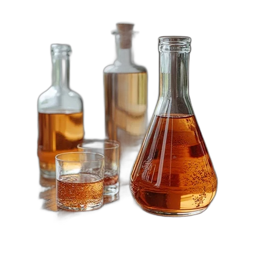 bottle, 3d render, text, revision, book, retrieving, reactions, reactants transparent PNG cut-out