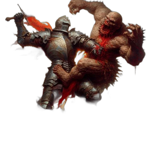 dragon, creature, weapon, sword, concept art, fantasy art, fire, red transparent PNG cut-out