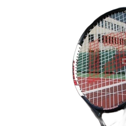 mask, weapon, umbrella, 3d render, tennis, racket, shown, foreground transparent PNG cut-out