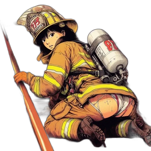 staff, weapon, hat, watercolor, anime, comic book art, concept art, fire transparent PNG cut-out