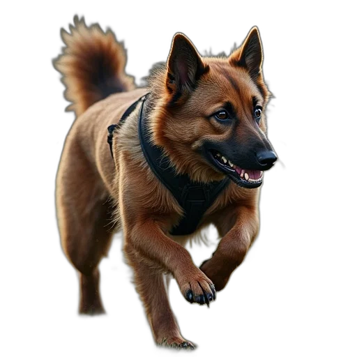 animal, staff, creature, photorealistic transparent PNG cut-out