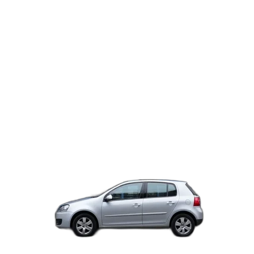 car, staff, 3d render, photorealistic, small, silver, hatchback, parked transparent PNG cut-out