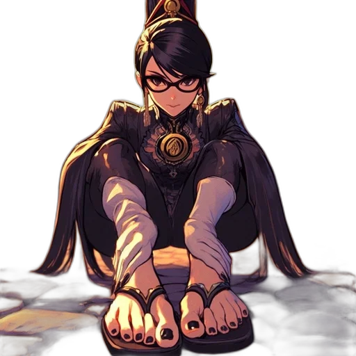 shoes, crown, mask, staff, concept art, comic book art, pixel art, watercolor transparent PNG cut-out