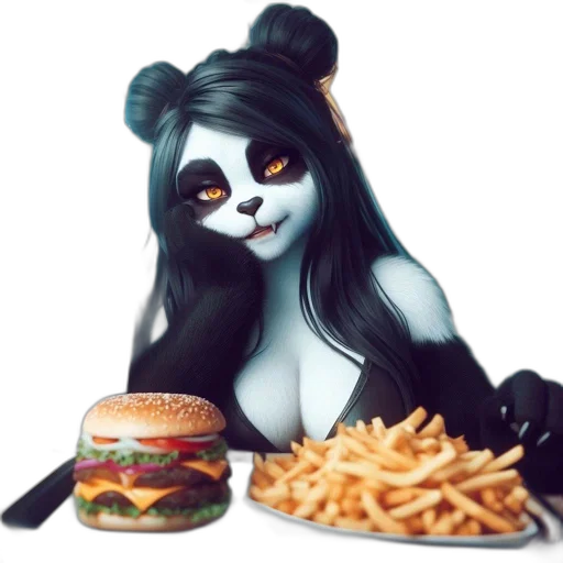 food, animal, creature, robot, fantasy art, pixel art, photorealistic, concept art transparent PNG cut-out