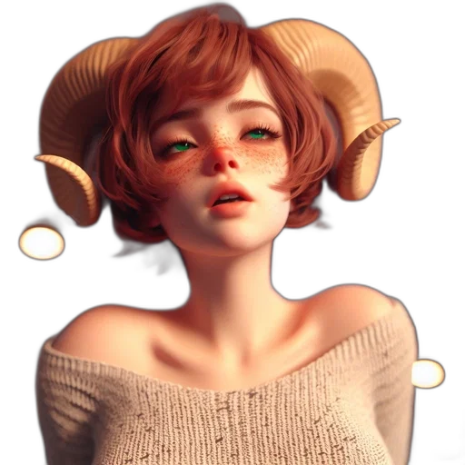 face, creature, hat, mask, fantasy art, concept art, photorealistic, 3d render transparent PNG cut-out