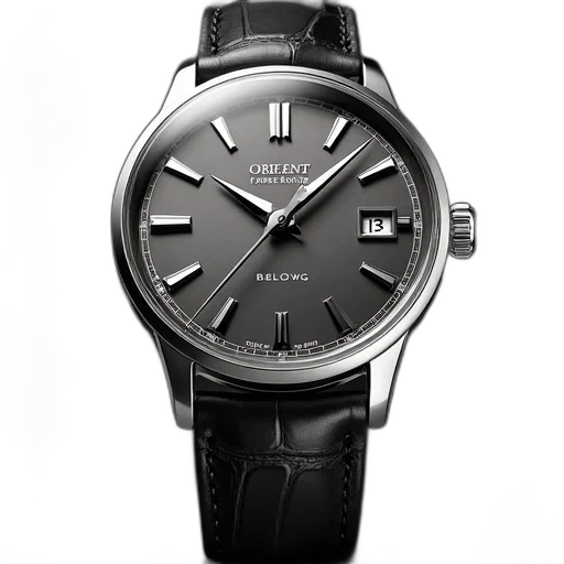 silver, replica, orient, watch, good, shape, gray, dial transparent PNG cut-out