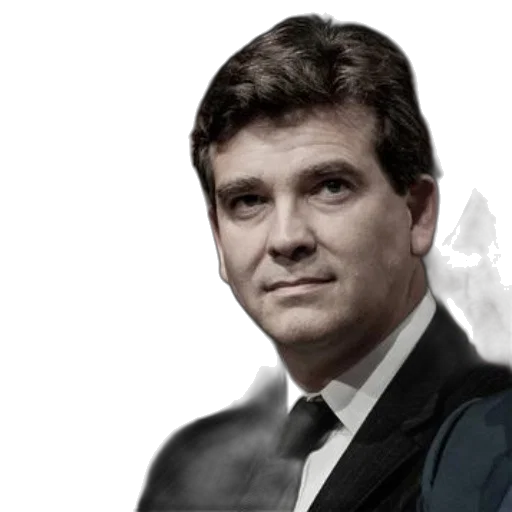 photorealistic, man, suit, tie, stands, front, crowd, serious transparent PNG cut-out