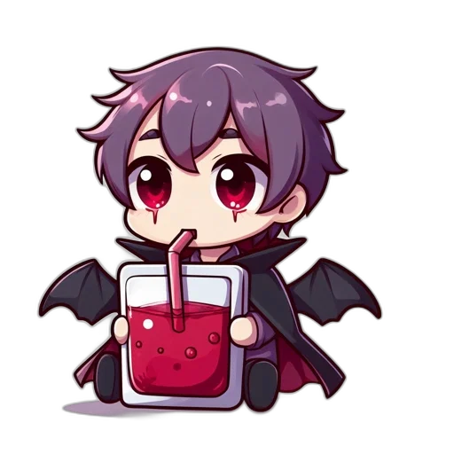 food, creature, dragon, pixel art, anime, vaporwave, watercolor, red transparent PNG cut-out