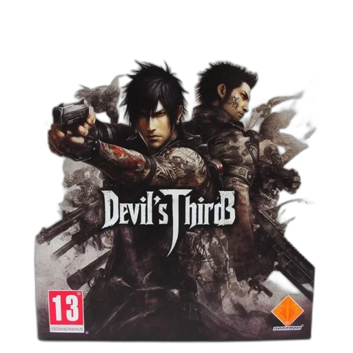 cover, art, devil, third, playstation, features, tattooed, protagonist transparent PNG cut-out