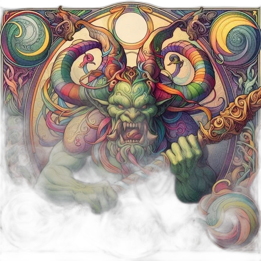 dragon, mask, staff, creature, fantasy art, concept art, watercolor, pixel art transparent PNG cut-out