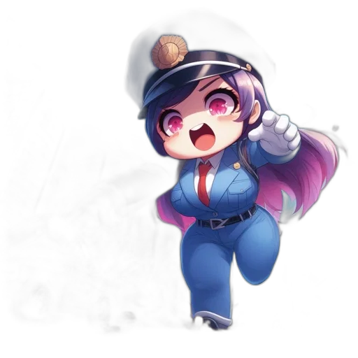 staff, weapon, robot, hat, anime, pixel art, concept art, watercolor transparent PNG cut-out