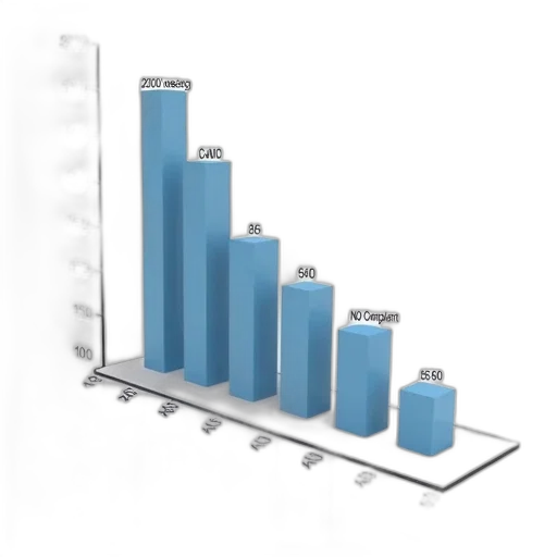bar, graph, showing, number, weeks, approved, settlements, complaints transparent PNG cut-out