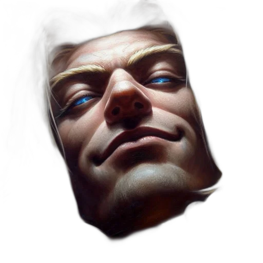 face, mask, robot, creature, concept art, photorealistic, fantasy art, comic book art transparent PNG cut-out