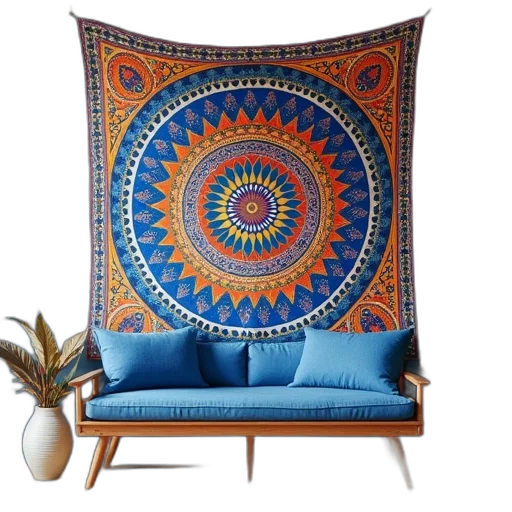 furniture, umbrella, blue, colorful transparent PNG cut-out
