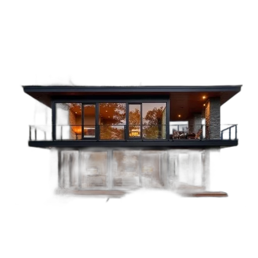 building, furniture, 3d render, photorealistic, concept art, pixel art, fog, vista transparent PNG cut-out