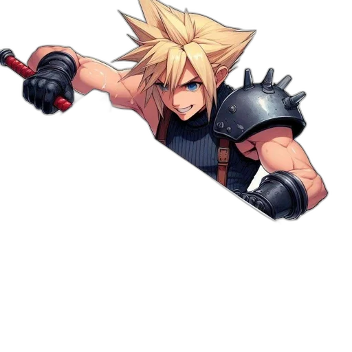 weapon, sword, dragon, hair, concept art, pixel art, fantasy art, comic book art transparent PNG cut-out
