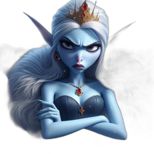 jewelry, crown, face, staff, fantasy art, concept art, comic book art, photorealistic transparent PNG cut-out