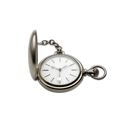 jewelry, staff, silver, pocket, watch, shiny, surface, visible transparent PNG cut-out