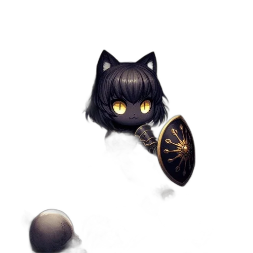 staff, weapon, mask, creature, fantasy art, pixel art, concept art, anime transparent PNG cut-out