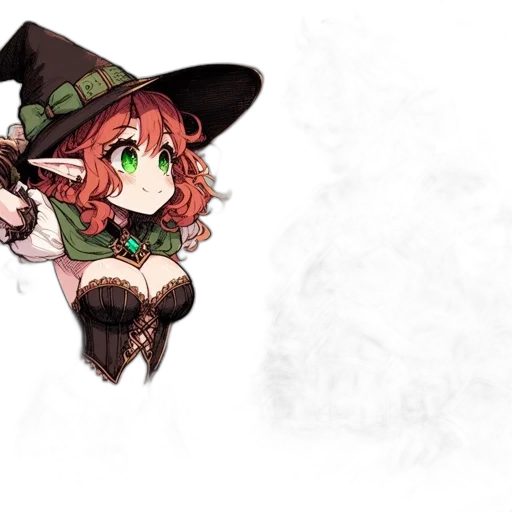 staff, hat, mask, dragon, fantasy art, pixel art, watercolor, concept art transparent PNG cut-out