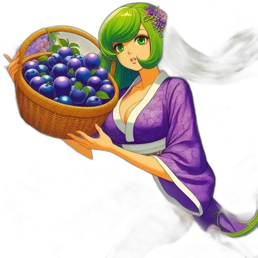 food, fantasy art, pixel art, concept art, photorealistic, green, animated, female transparent PNG cut-out