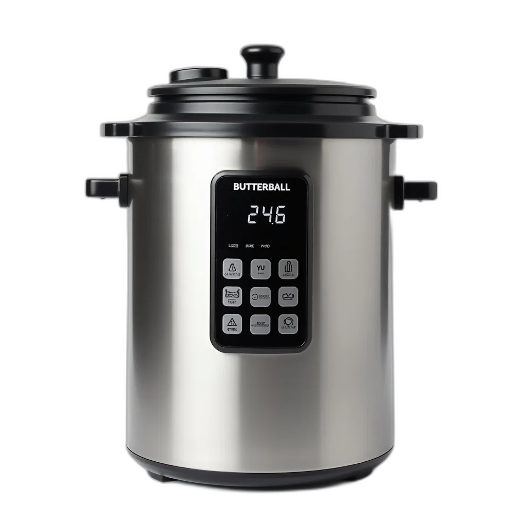 stainless, steel, pressure, cooker, digital, control, panel, black transparent PNG cut-out