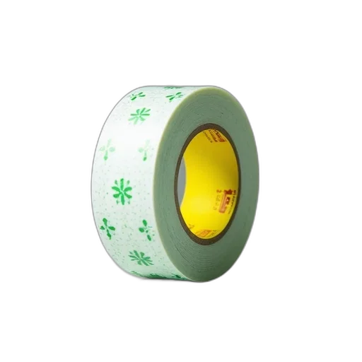 jewelry, 3d render, roll, white, green, patterned, tape, displayed transparent PNG cut-out