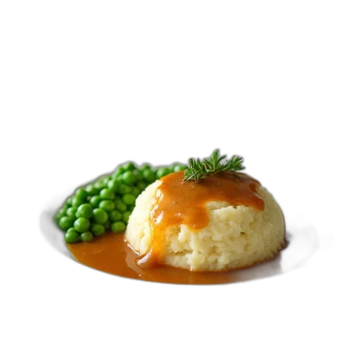 food, crown, animal, jacket, photorealistic, 3d render, plate, mashed transparent PNG cut-out