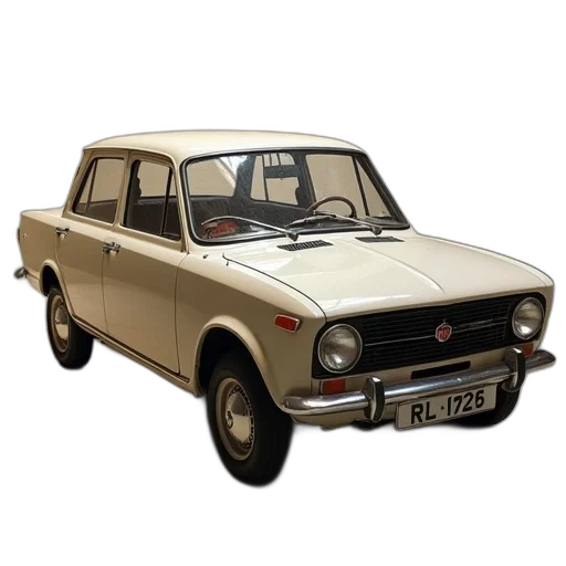 car, photorealistic, 3d render, concept art, fiat, abassi transparent PNG cut-out