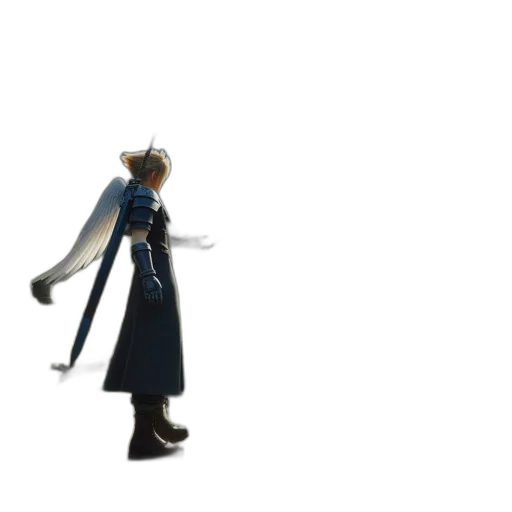 sword, staff, weapon, concept art, 3d render, fantasy art, pixel art, blue transparent PNG cut-out